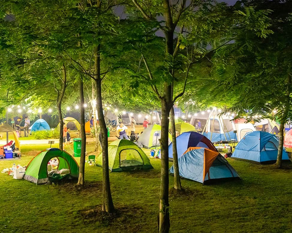 Cắm trại gần Hà Nội