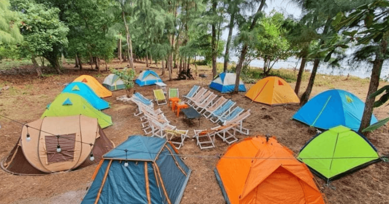 Cắm trại bãi biển Cần Giờ 30/4