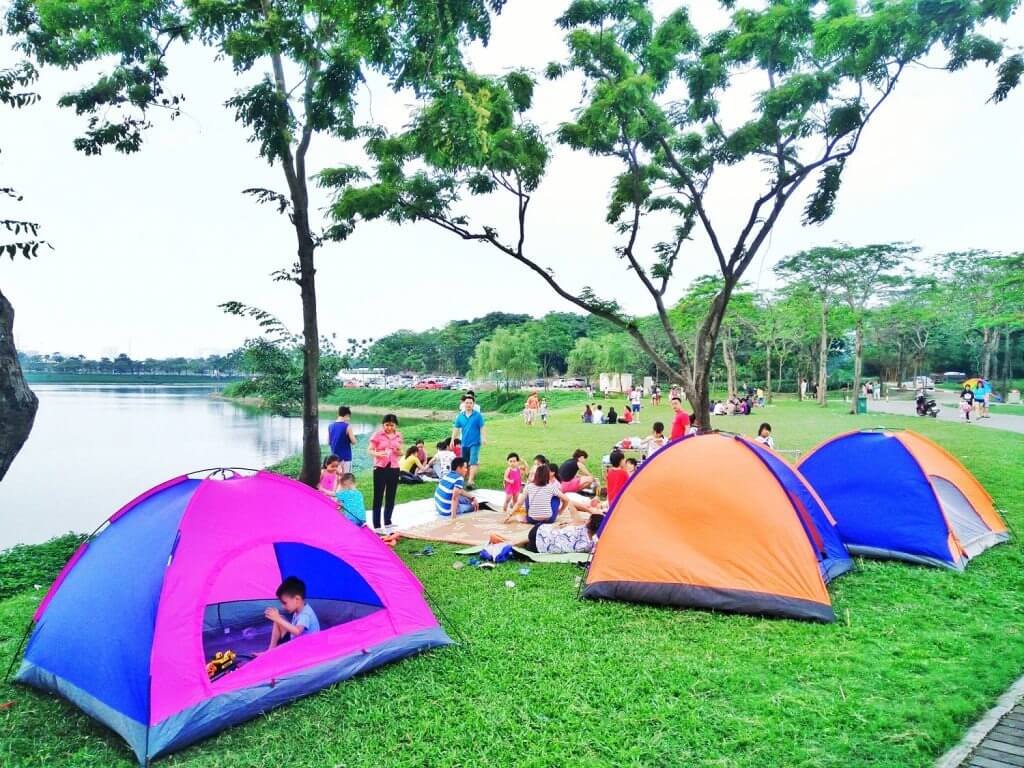 Toạ độ cắm trại công viên Yên Sở